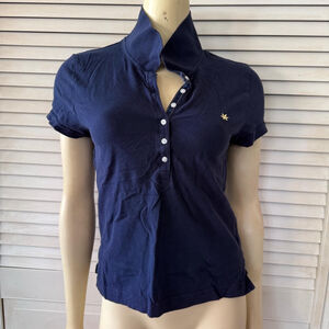 Women's SO Polo Shirt XL Blue Short Sleeve